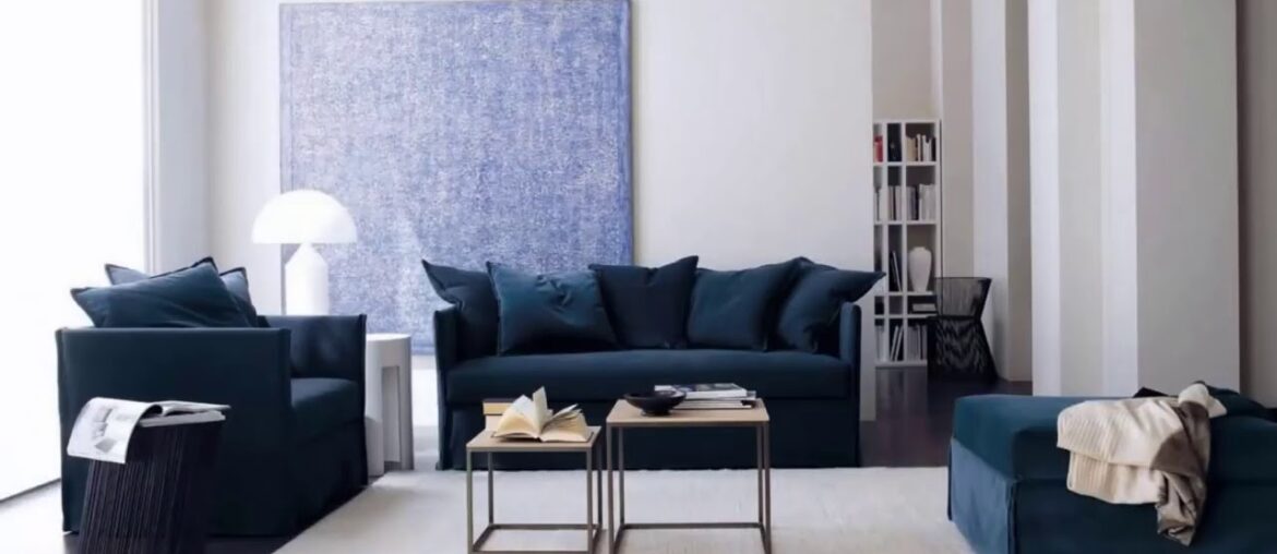 63 Interior Design Blue sofa shades of blue in a modern interior 63 Interior Design Blue sofa shades of blue in a modern interior