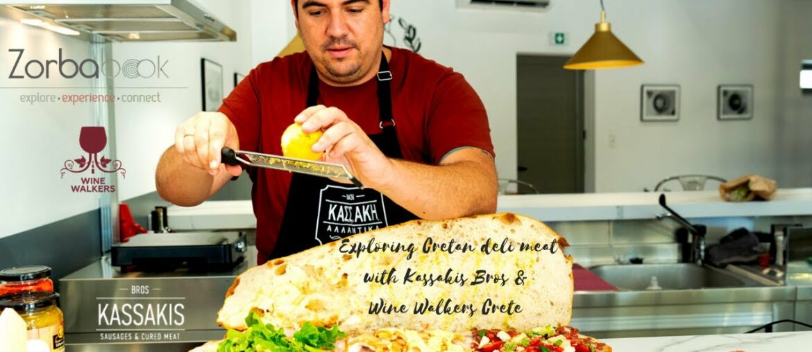 Exploring traditional Cretan deli meat with Kassakis Bros. & Wine Walkers Crete Exploring traditional Cretan deli meat with Kassakis Bros. & Wine Walkers Crete