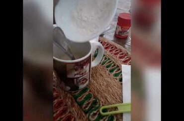 Mug cake recipe in French