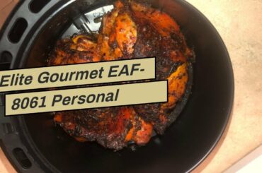 Elite Gourmet EAF-8061 Personal Compact Space Saving 2.1 Quart Electric Hot Air Fryer Oil-Less...