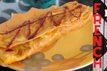 French Omelette Recipe in Indian style| How to make soft french style Omelette | Breakfast Recipe