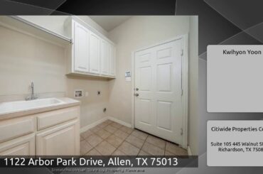 1122 Arbor Park Drive, Allen, TX 75013