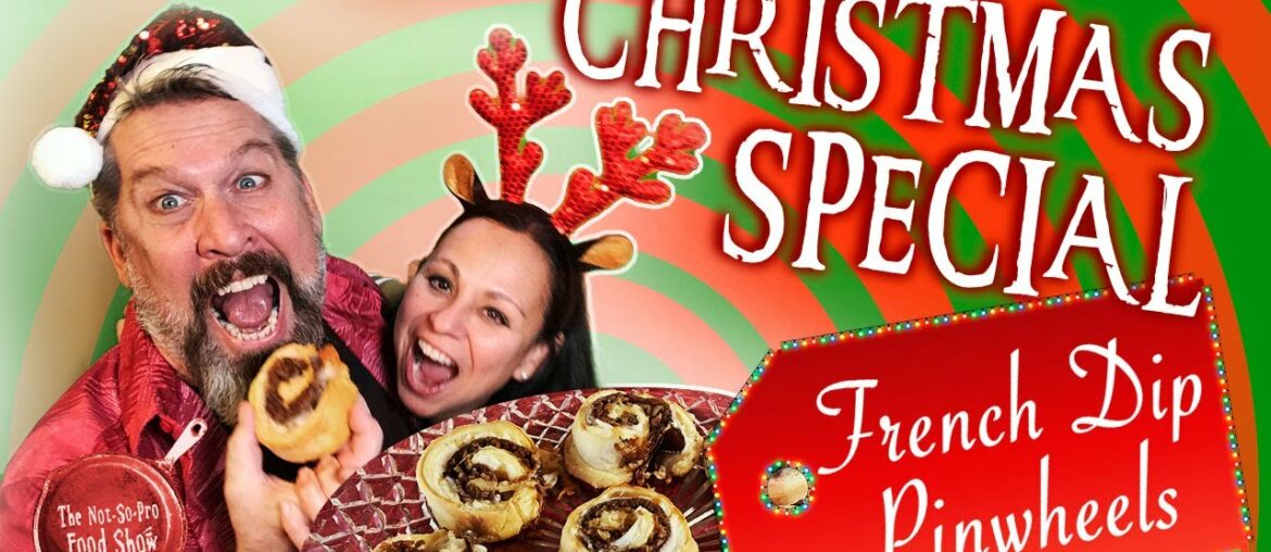 French Dip Pinwheels Sandwich Alternative +  Wine Beaujolais Nouveau: Not-So-Pro Food Show