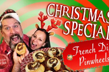 French Dip Pinwheels Sandwich Alternative +  Wine Beaujolais Nouveau: Not-So-Pro Food Show