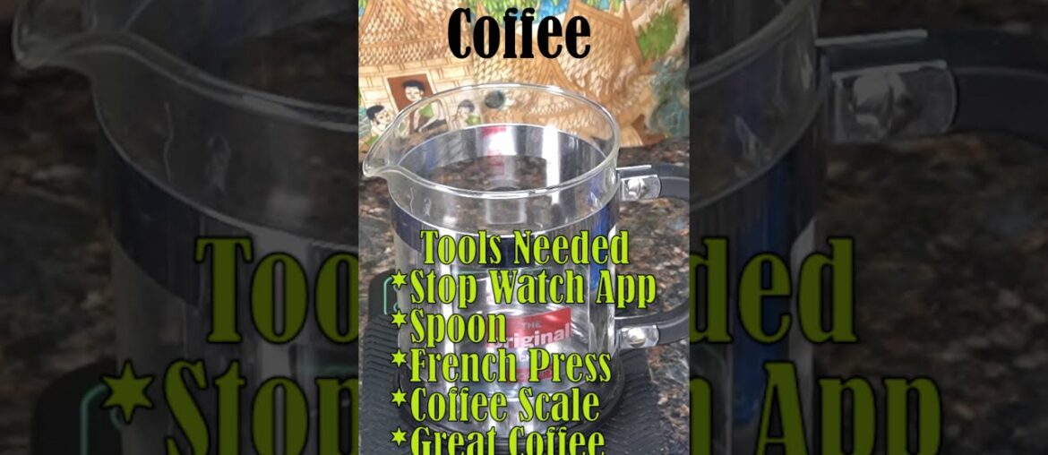 How To Make French Press Coffee #shorts