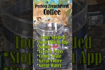 How To Make French Press Coffee #shorts