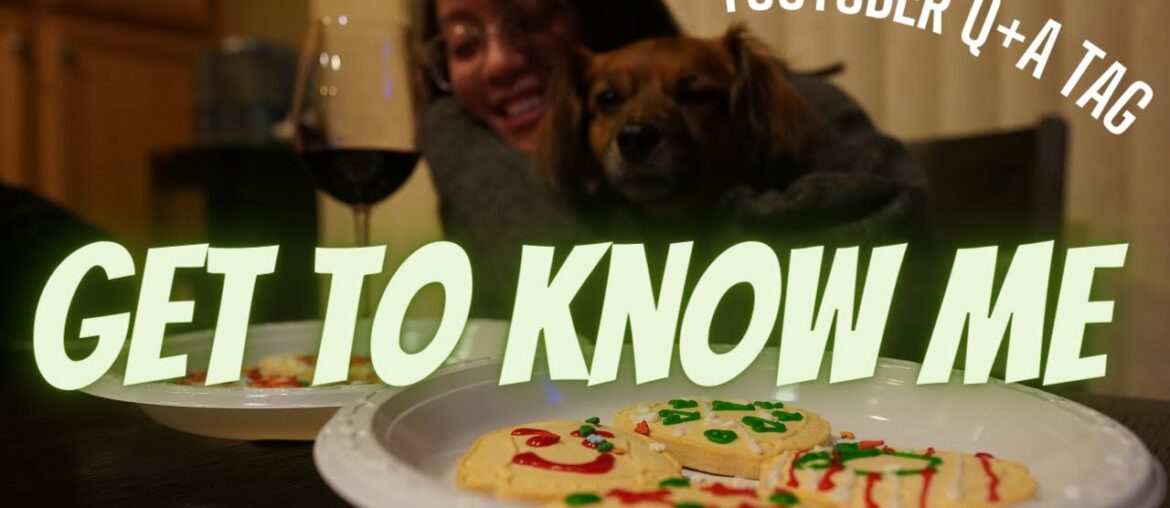 Christmas cookies, wine, and a FUN time | Youtuber Q+A Tag