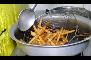 How to Make French Fries at home in minutes  | 4K VIDEO | ANDHRA STREET FOOD | INDIA street food