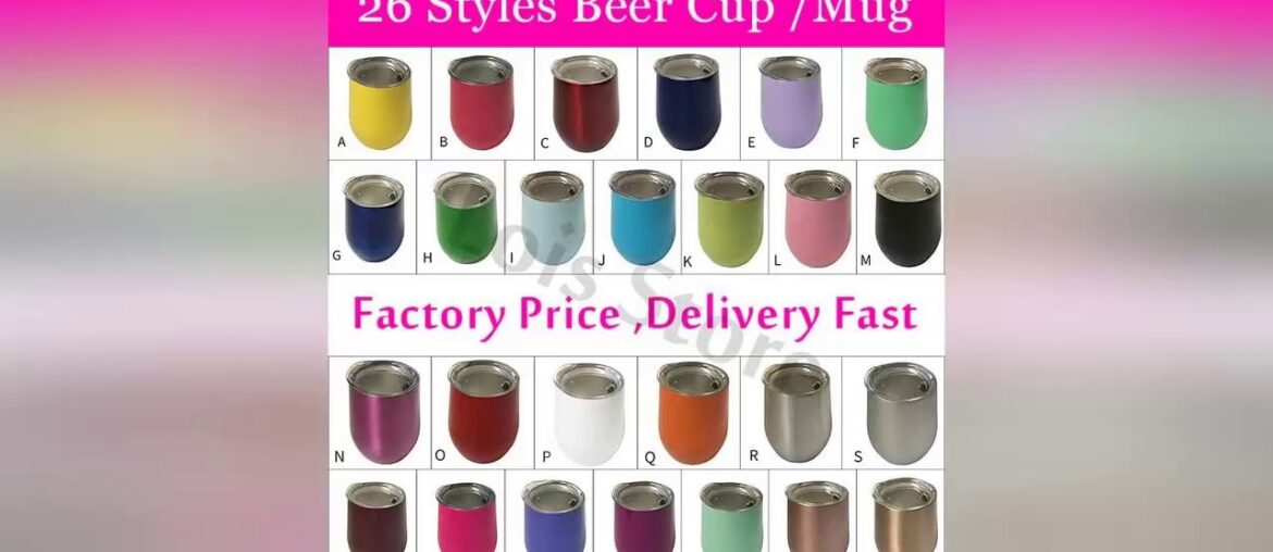 Unboxing 12oz Wine Tumbler Stainless Steel Wine Glass Egg Cup 2 Layers Vacuum Insulated Beer Mug We Unboxing 12oz Wine Tumbler Stainless Steel Wine Glass Egg Cup 2 Layers Vacuum Insulated Beer Mug We