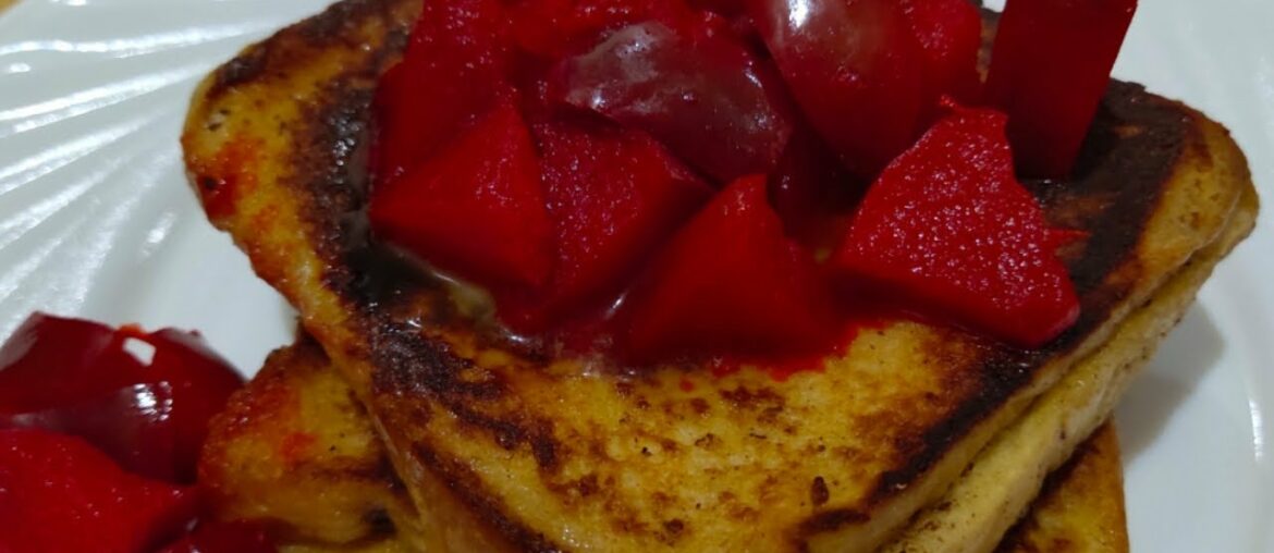 French Toast with Apple Compote French Toast with Apple Compote