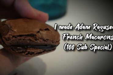 i followed Adam Ragusea's French Macarons Recipe (100 Sub Special)
