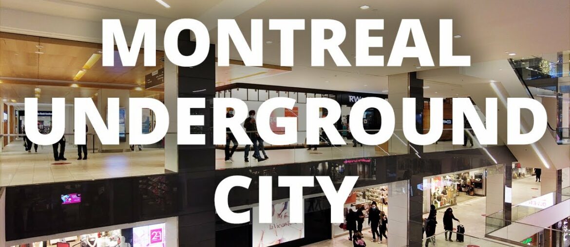 [4K] Montreal's Underground City | 24-December | Malls - Downtown Montreal, CANADA