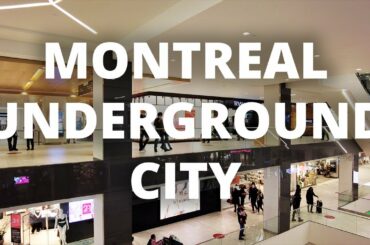 [4K] Montreal's Underground City | 24-December | Malls - Downtown Montreal, CANADA