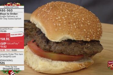 SHAQ "Grill Edition" Set of 12 (5 oz) Filet Mignon & Brisket Burgers | The Sizzle with Chef Dani...