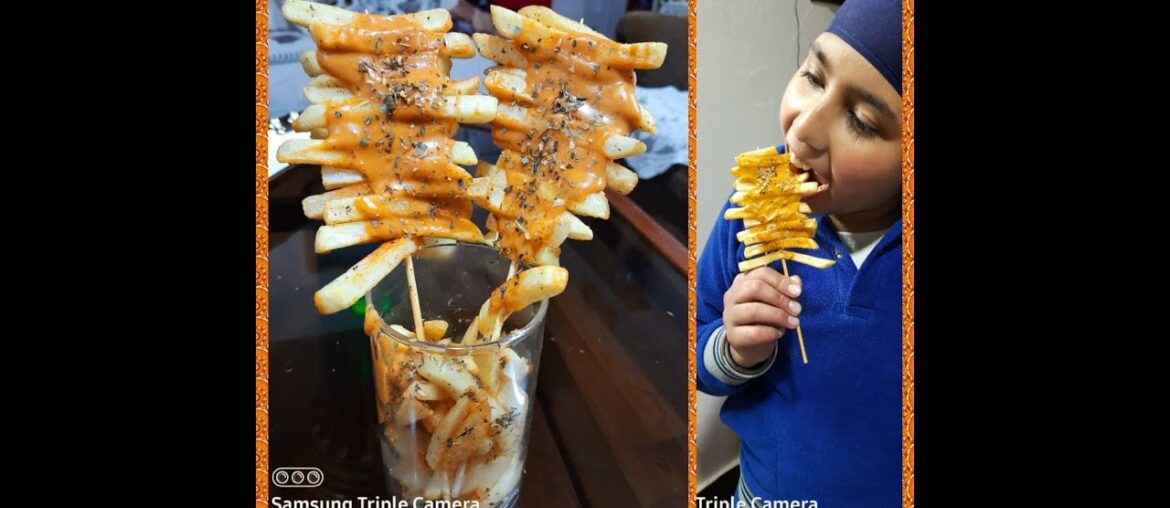 Creamy French Fries/Cafe style/New Year's Eve/Quick n Easy recipe/Party snacks/Frozen Fries/kids fav Creamy French Fries/Cafe style/New Year's Eve/Quick n Easy recipe/Party snacks/Frozen Fries/kids fav