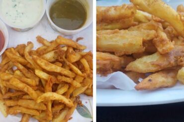 Garlic k Pani waly Fries-Homemade Crispy Fries Recipe-street style French fries