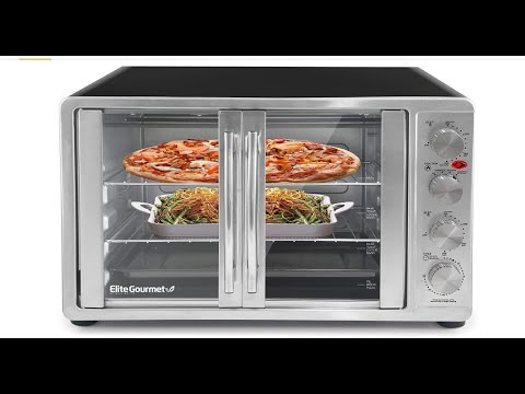 Elite Gourmet ETO-4510M Double French Door Countertop Convection Toaster Oven, Bake Broil – Overview Elite Gourmet ETO-4510M Double French Door Countertop Convection Toaster Oven, Bake Broil - Overview