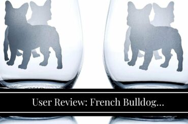 User Review: French Bulldog Gifts/Frenchie Gifts for women Large 15 oz Libbey Stemless French B...