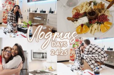 VLOGMAS 24 & 25: Christmas Eve, Favorite Wines, Charcuterie Board, Gifts + More