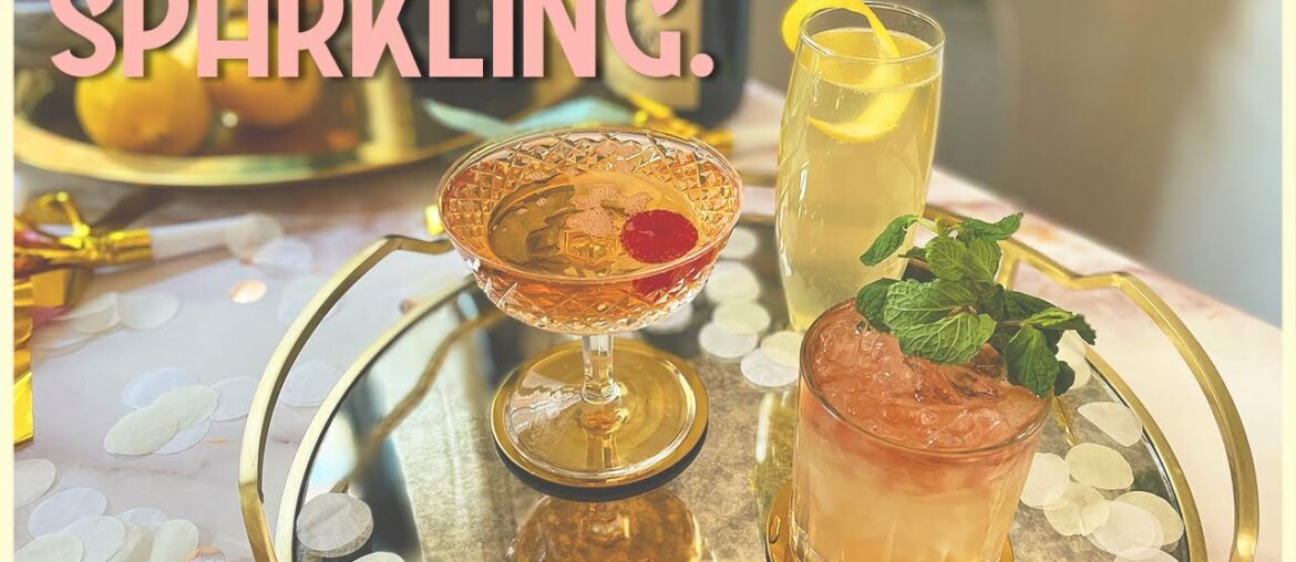 3 Easy Sparkling Wine Cocktails Recipes for New Year's Eve