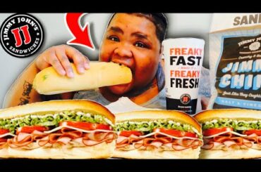 JIMMY JOHNS MUKBANG | LETS CHAT!