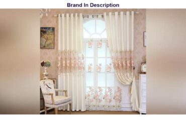 First Impression Curtains For Living Dining Room Bedroom New Style European Curtain Flower Yarn Jac