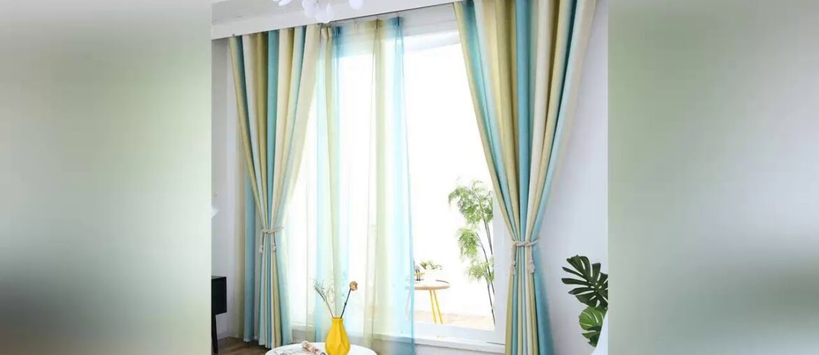 Unboxing Nordic Simple Curtains For Living Dining Room Bedroom Fabric Custom Mediterranean Valance