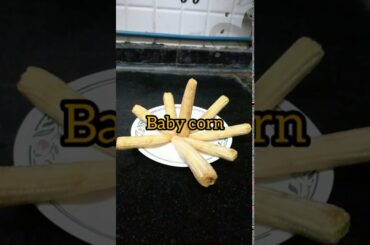 Baby corn crispy Fry/French fries corn/ Baby corn recipes/#shorts