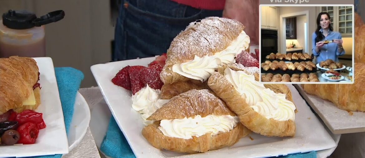Authentic Gourmet 20, 40, or 60 French Butter Croissants on QVC