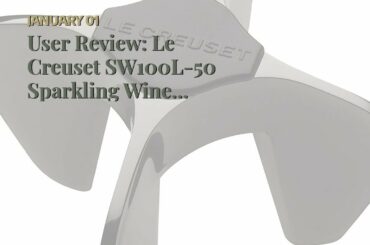 User Review: Le Creuset SW100L-50 Sparkling Wine Opener, Black Nickel
