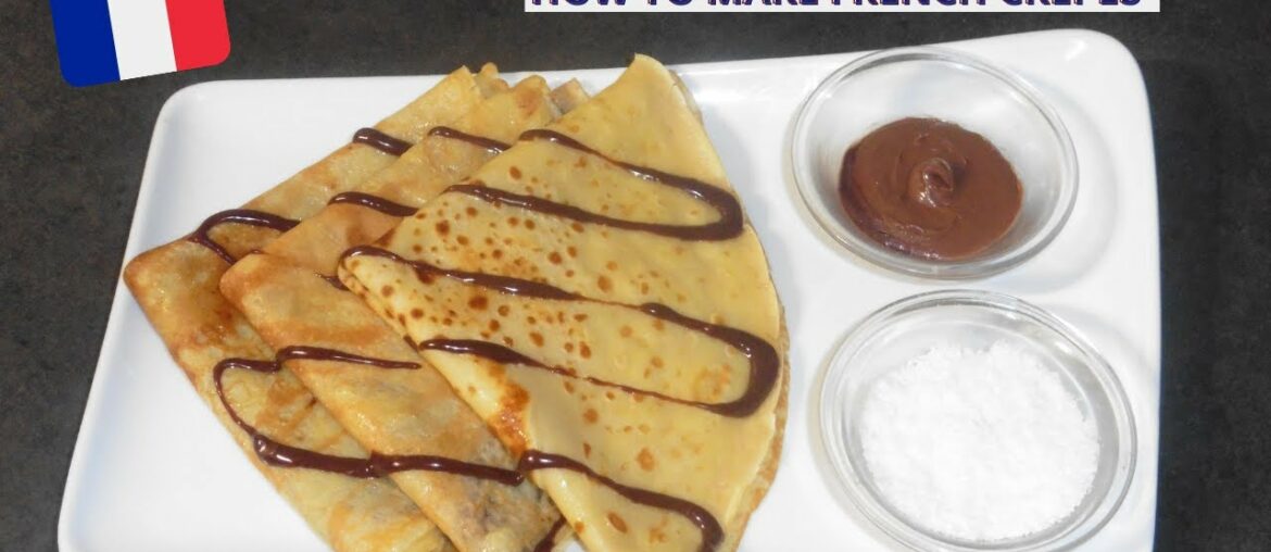 How to make French Crepes | French recipe | English subtitles