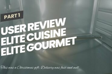 User Review Elite Cuisine Elite Gourmet ETO Double French Door Countertop Convection Toaste...