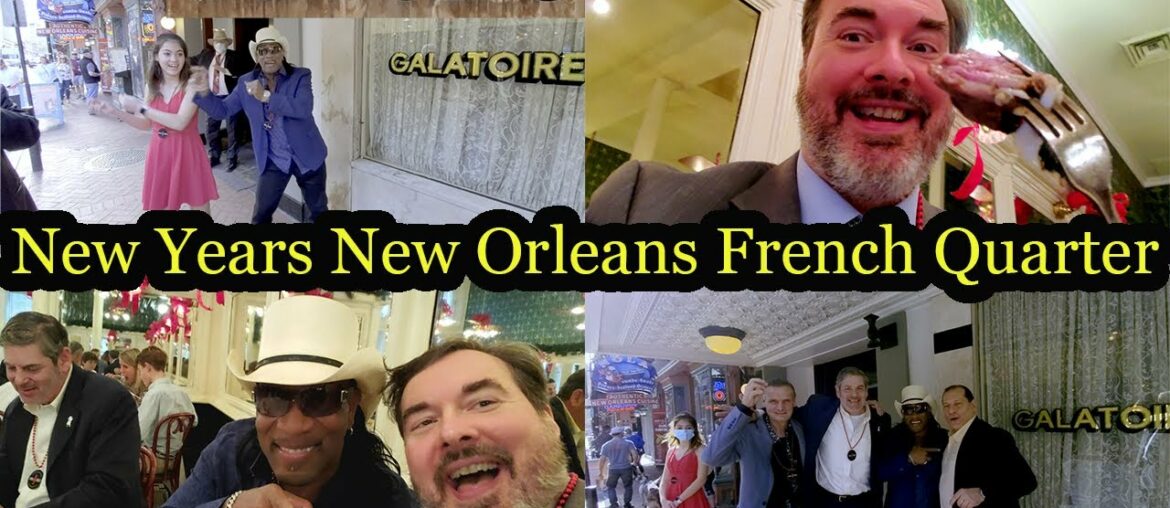 New Years New Orleans French Quarter: Galatoire's New Years with Zydeco Fun New Years New Orleans French Quarter: Galatoire's New Years with Zydeco Fun