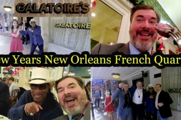 New Years New Orleans French Quarter: Galatoire's New Years with Zydeco Fun