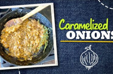 Caramelized Onions on the Stove | With Butter and Fresh Thyme
