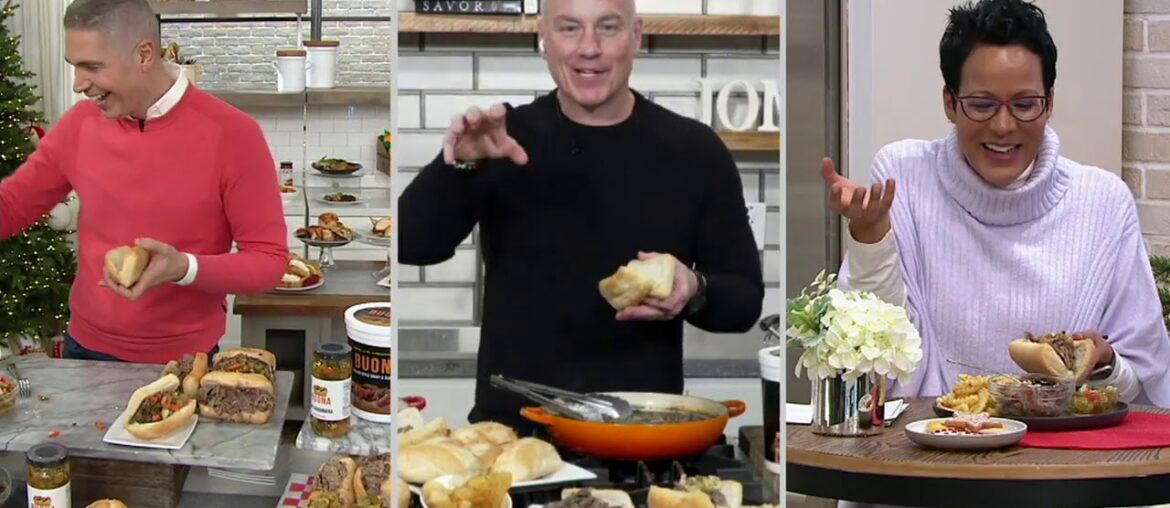 Chicago's Original Buona Beef 6-lb Italian Beef Sandwich Kit on QVC Chicago's Original Buona Beef 6-lb Italian Beef Sandwich Kit on QVC