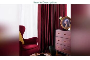 First Impression Nordic Curtains For Living Dining Room Bedroom Luxury Velvet Fabric Burgundy Thick