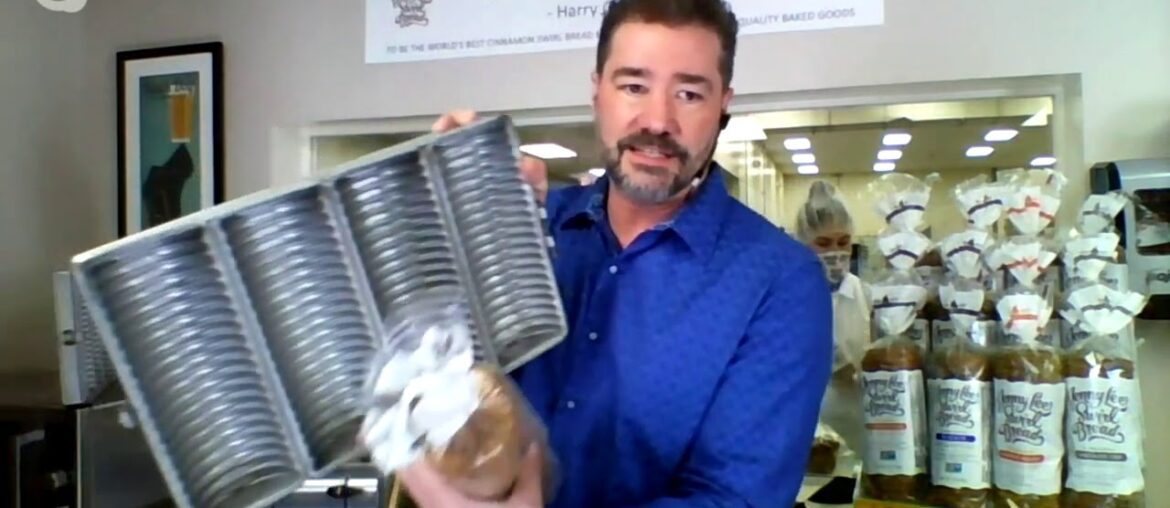 Jenny Lee (6) 18-oz Loaves of Cinnamon Swirl Bread on QVC