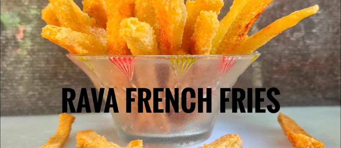 Rava french fries/sooji recipe/semolina snack/thasli's kitchen#Shorts
