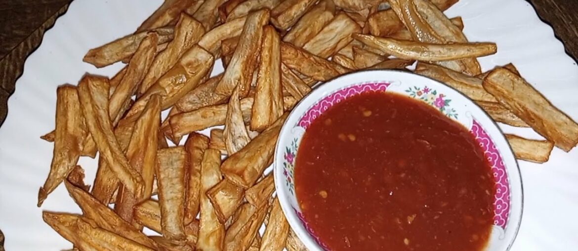 Sweet potato french fries|tea time snack recipe| By Peshawar fusion