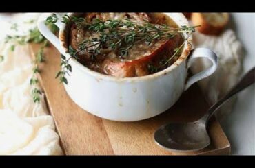 I made French onion soup