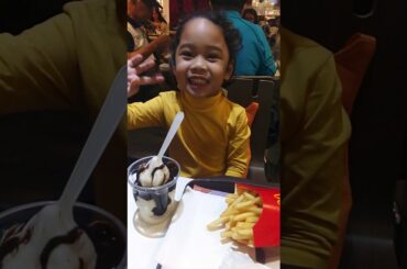 What is dining at Mcdonalds without fries and sundae?