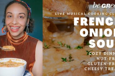 French Onion Soup - Vegan + Gluten-Free Recipe! (Cozy Winter Dinner with my Sister-in-Law MRLY)