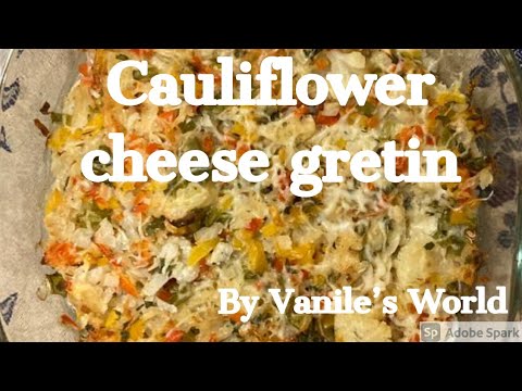 Tamil / french cauliflower cheese gretin in my style/ kids prefere recipes Tamil / french cauliflower cheese gretin in my style/ kids prefere recipes