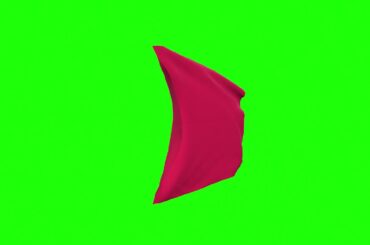French wine solid color flag green screen video