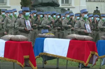 France holds ceremony to honour soldiers killed in Mali | AFP