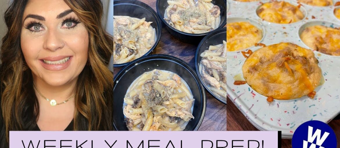 WW MEAL PREP FOR WEIGHT LOSS | SAUSAGE QUICHE MUFFINS | EDIBLE COOKIE DOUGH | FRENCH ONION PASTA!