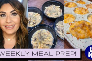 WW MEAL PREP FOR WEIGHT LOSS | SAUSAGE QUICHE MUFFINS | EDIBLE COOKIE DOUGH | FRENCH ONION PASTA!