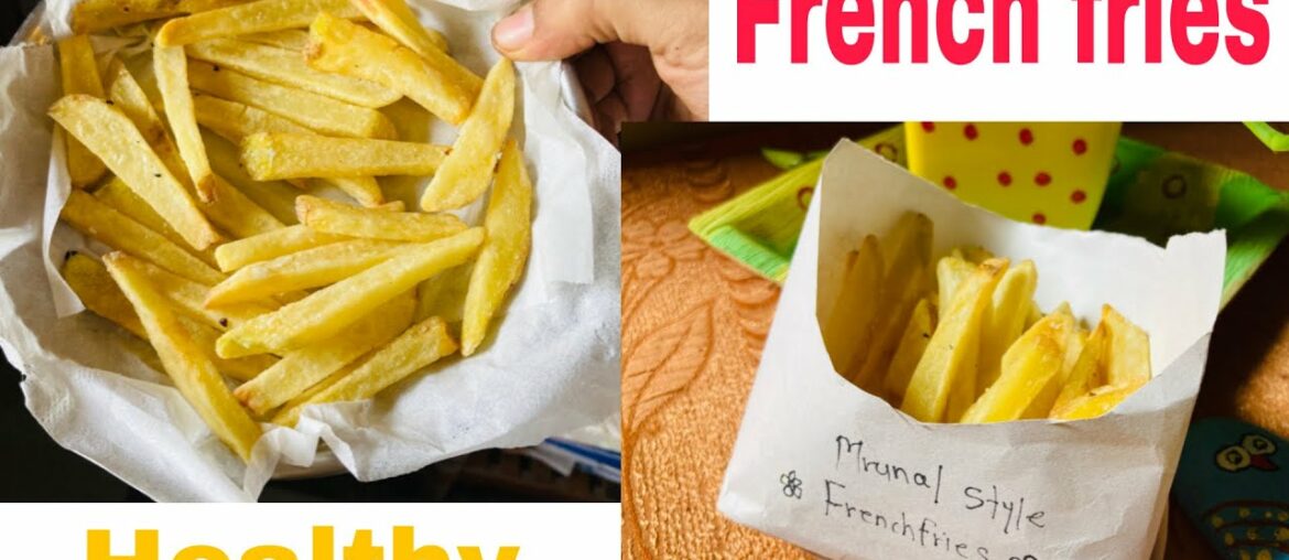 Healthy french fries recipe at home|MacDonald style potato french fries recipe with disano olive oil