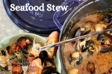 Easy Bouillabaisse French Fish Soup.